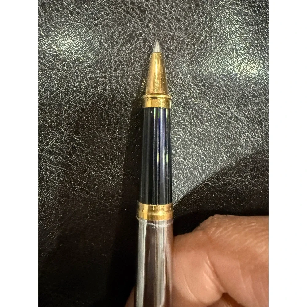 Cross Century Chrome and 23KT Gold Trim Rollerball Pen Made in USA